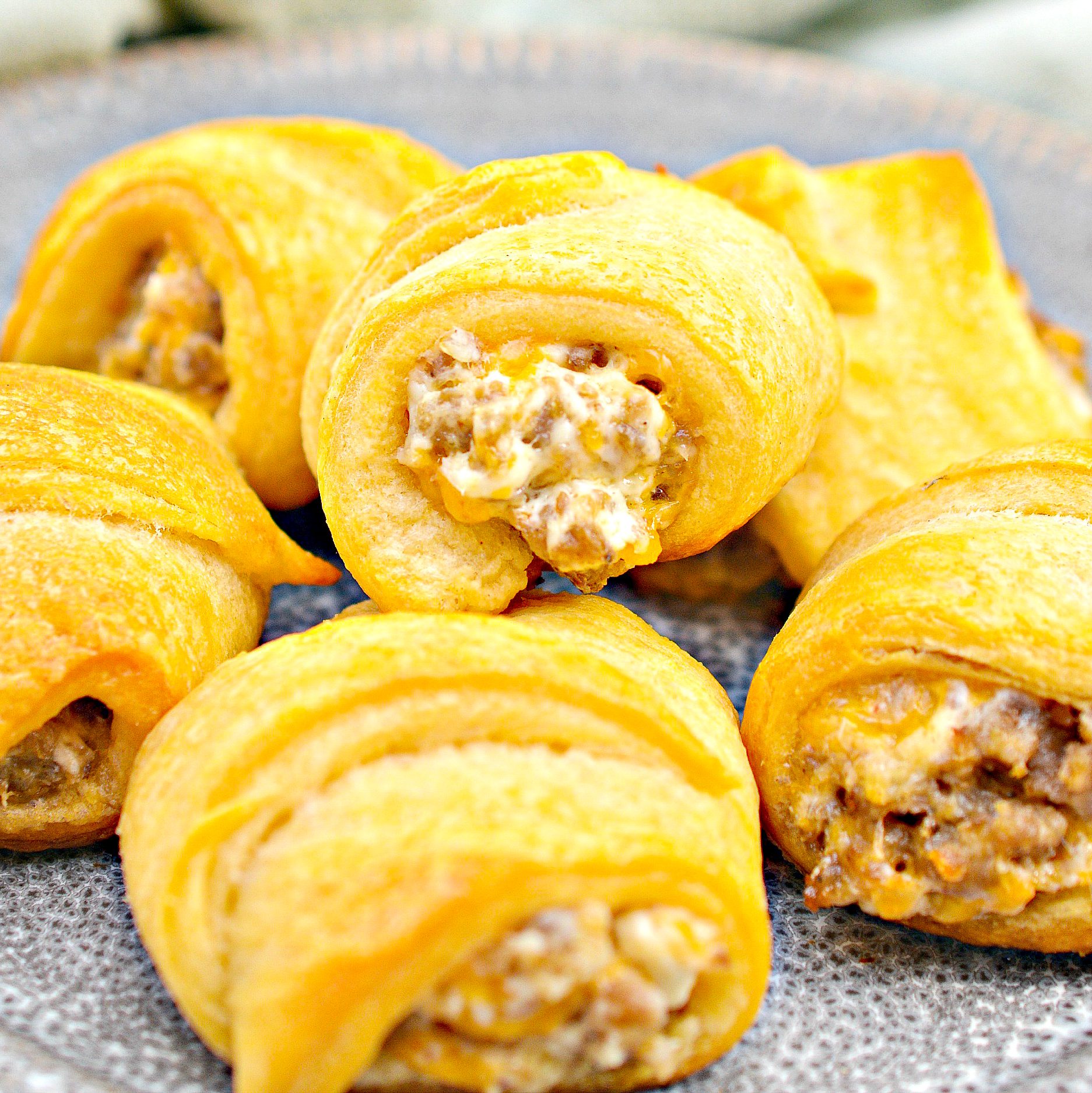 Yummy Breakfast Sausage Cream Cheese Crescent Rolls - Try it Today