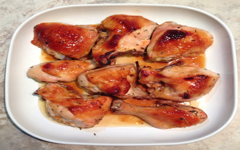 orange marmalade glazed chicken