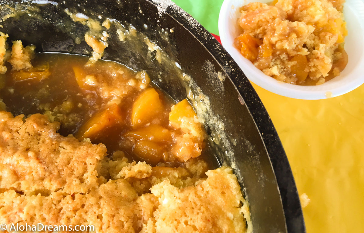 Peach Cobbler with Cake Mix Dutch Oven: The Ultimate Comfort Food Dessert (Easy to Follow)
