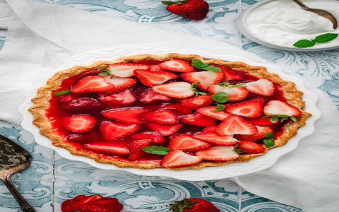 Quick & Easy Strawberry Sweetened Condensed Milk Pie Recipe