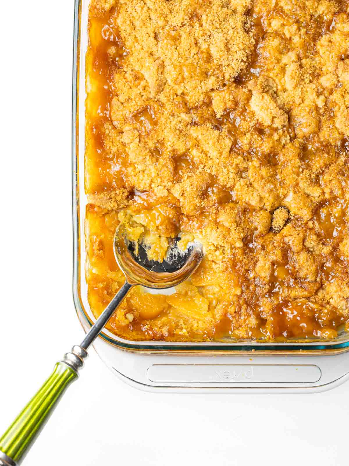 easy peach cobbler recipe with cake mix