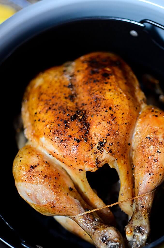 time needed to cook a whole chicken in a ninja foodi under pressure