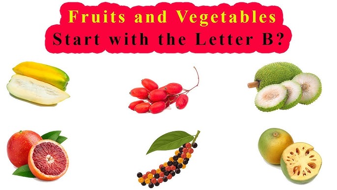 Can You Name a Fruit or Veg Beginning with B: Play This Simple Game!
