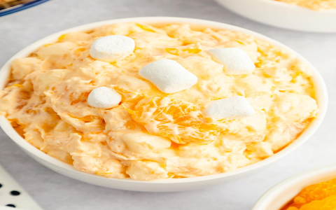 Simple Orange Fluff Recipe with Crushed Pineapple: The Perfect No-Bake Dessert You Must Try!