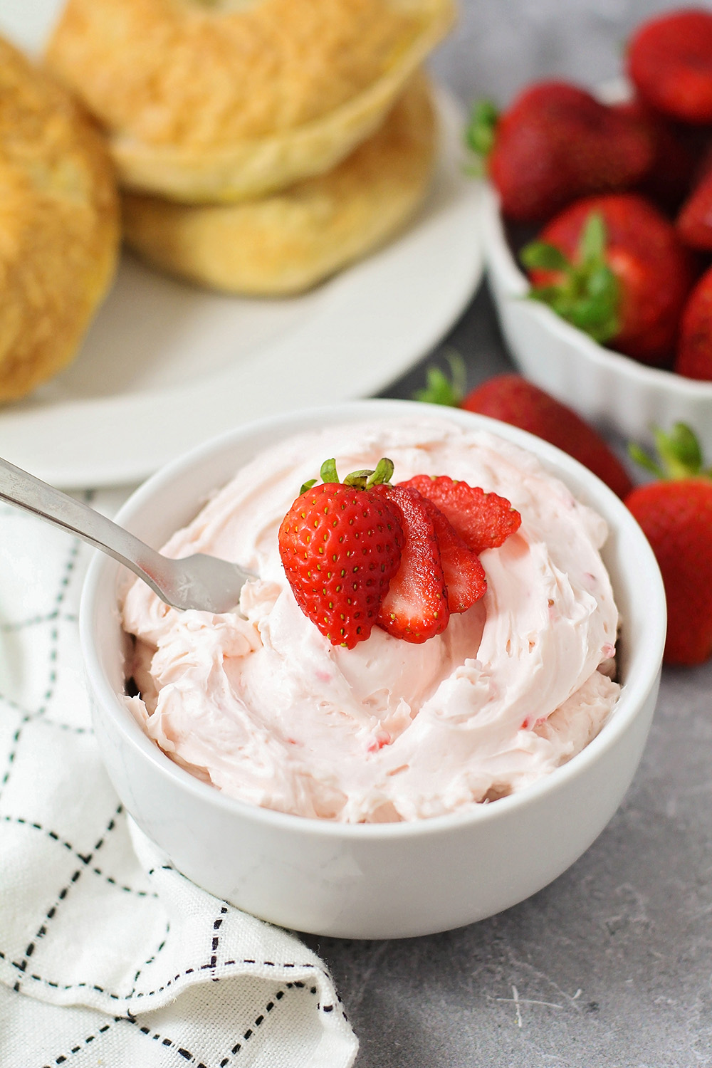 strawberry cream cheese whipped cream