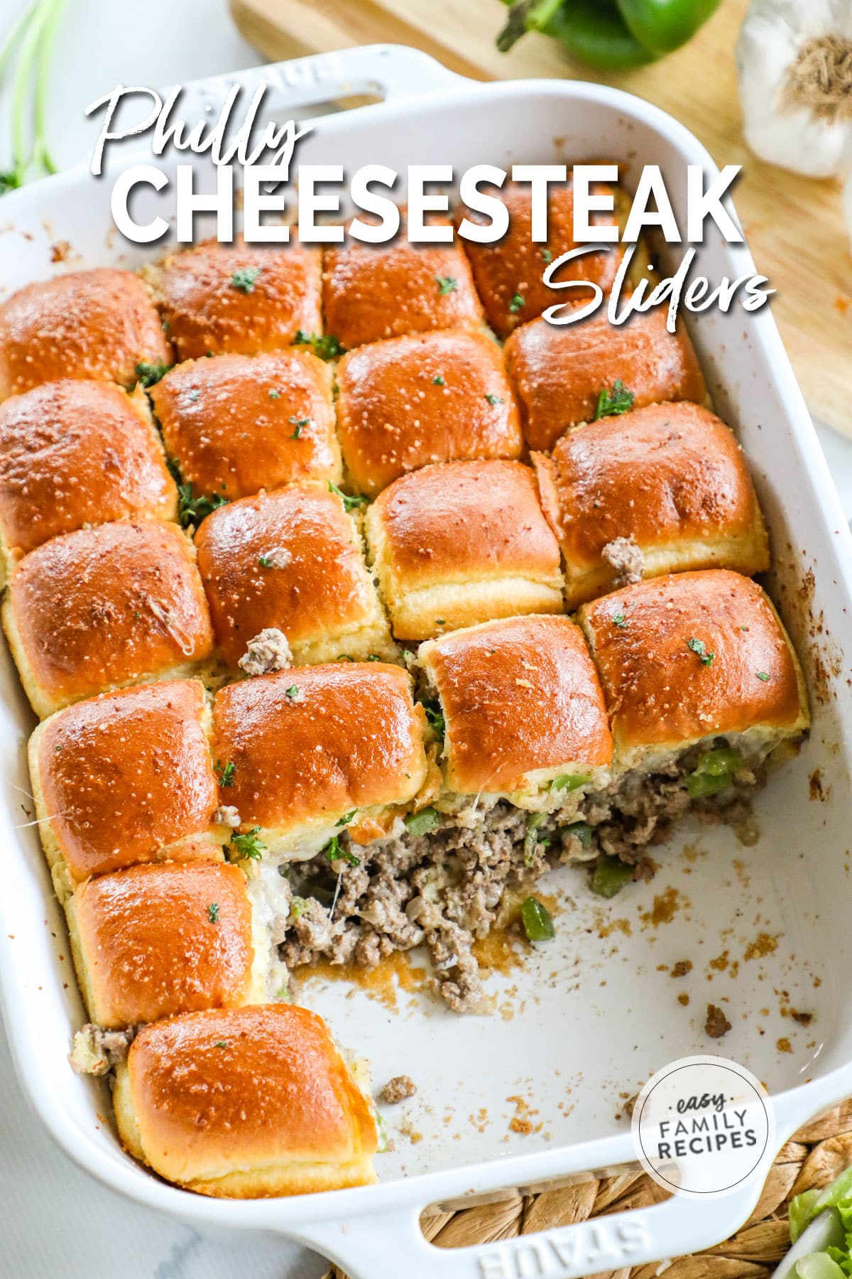 Easy Family Recipes Philly Cheesesteak Sliders: Make the Best Sliders Ever the Simple Way
