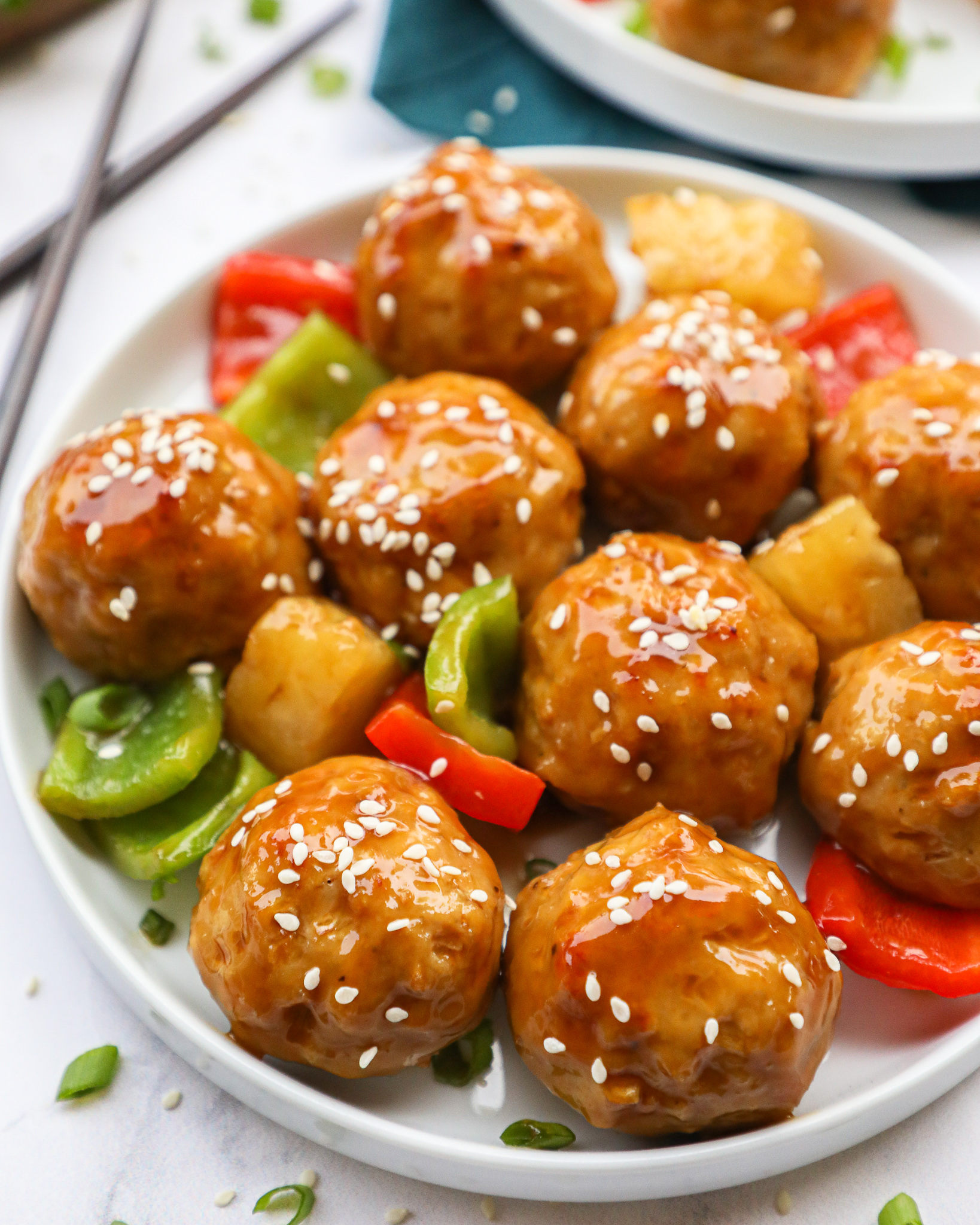 Yummy chicken meatballs teriyaki & pineapple recipe simple guide for tasty meals in minutes
