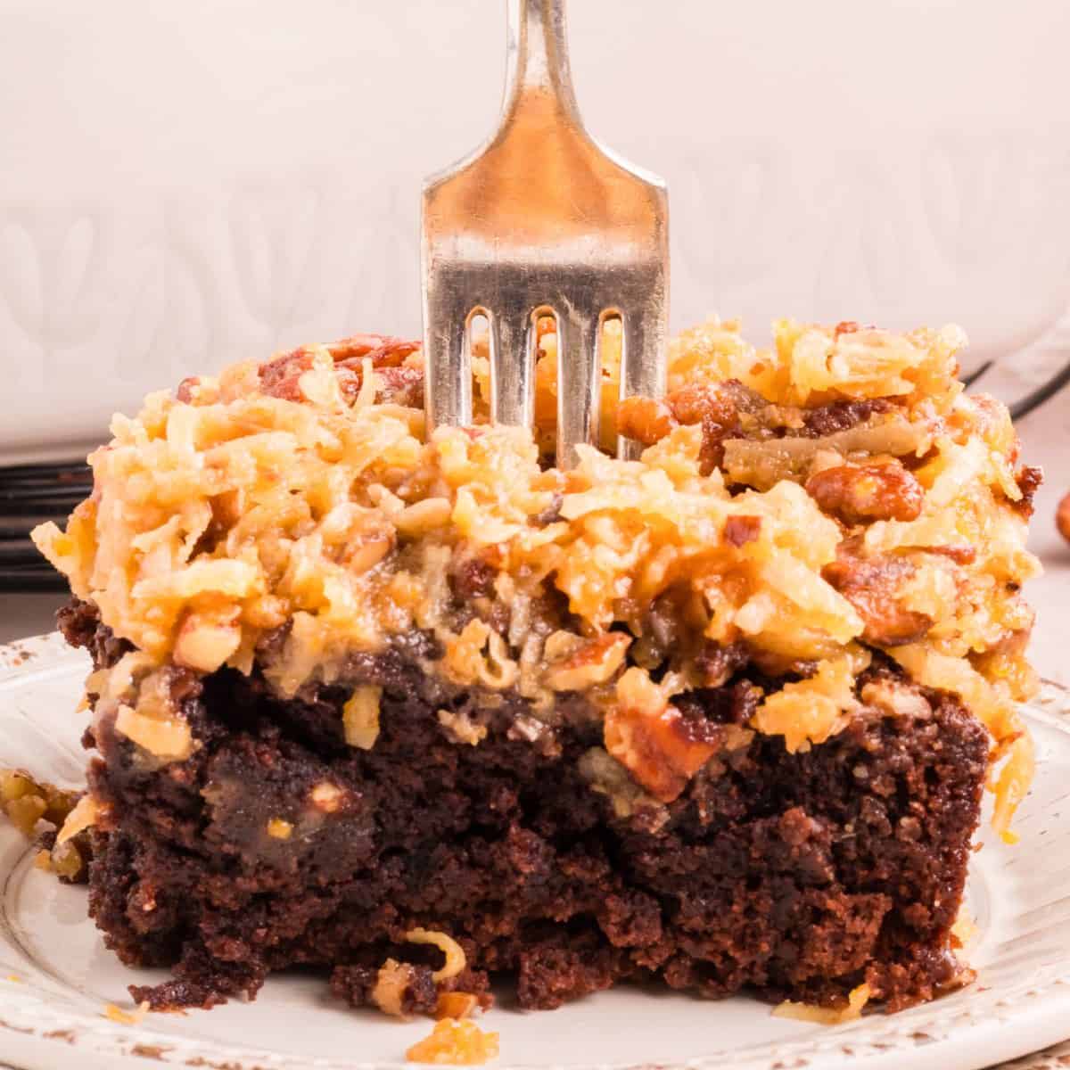Upgrade Box Mix: Make German Chocolate Brownies Using Brownie Mix Like a Pro.