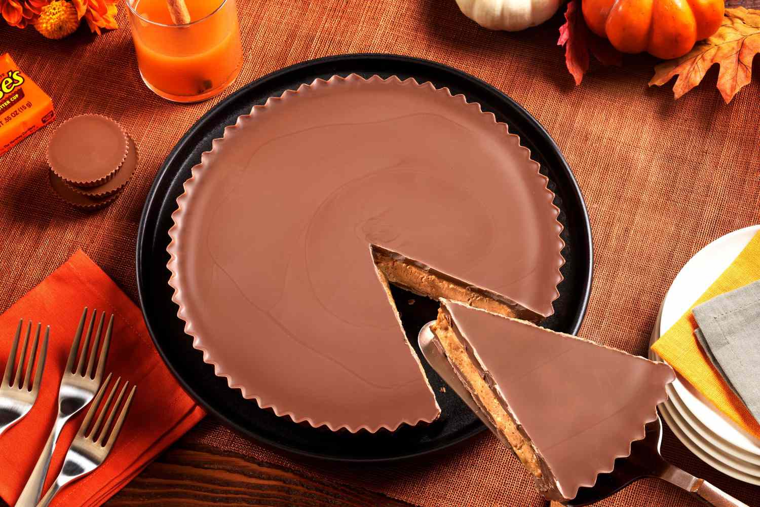 giant reese's peanut butter cup pie recipe