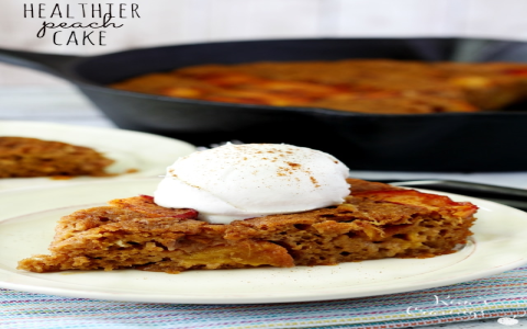 Quick recipe for peach cobbler using a cake mix perfect for busy weeknights