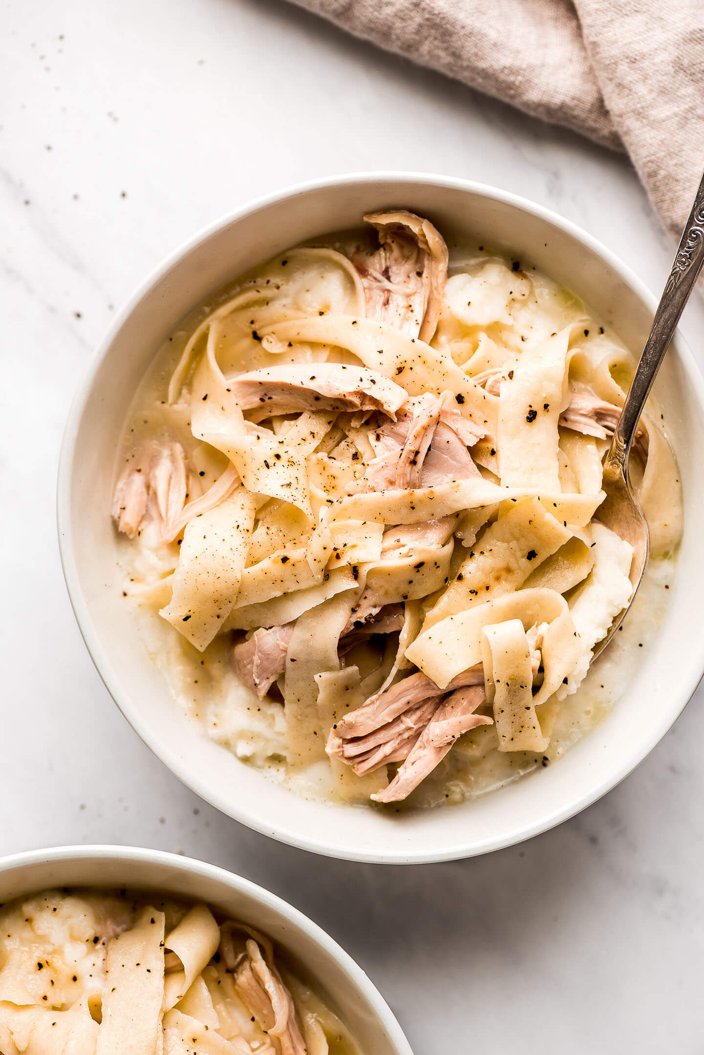 Yummy Chicken and Noodles Over Mashed Potatoes Recipe, Try this Family Favorite!