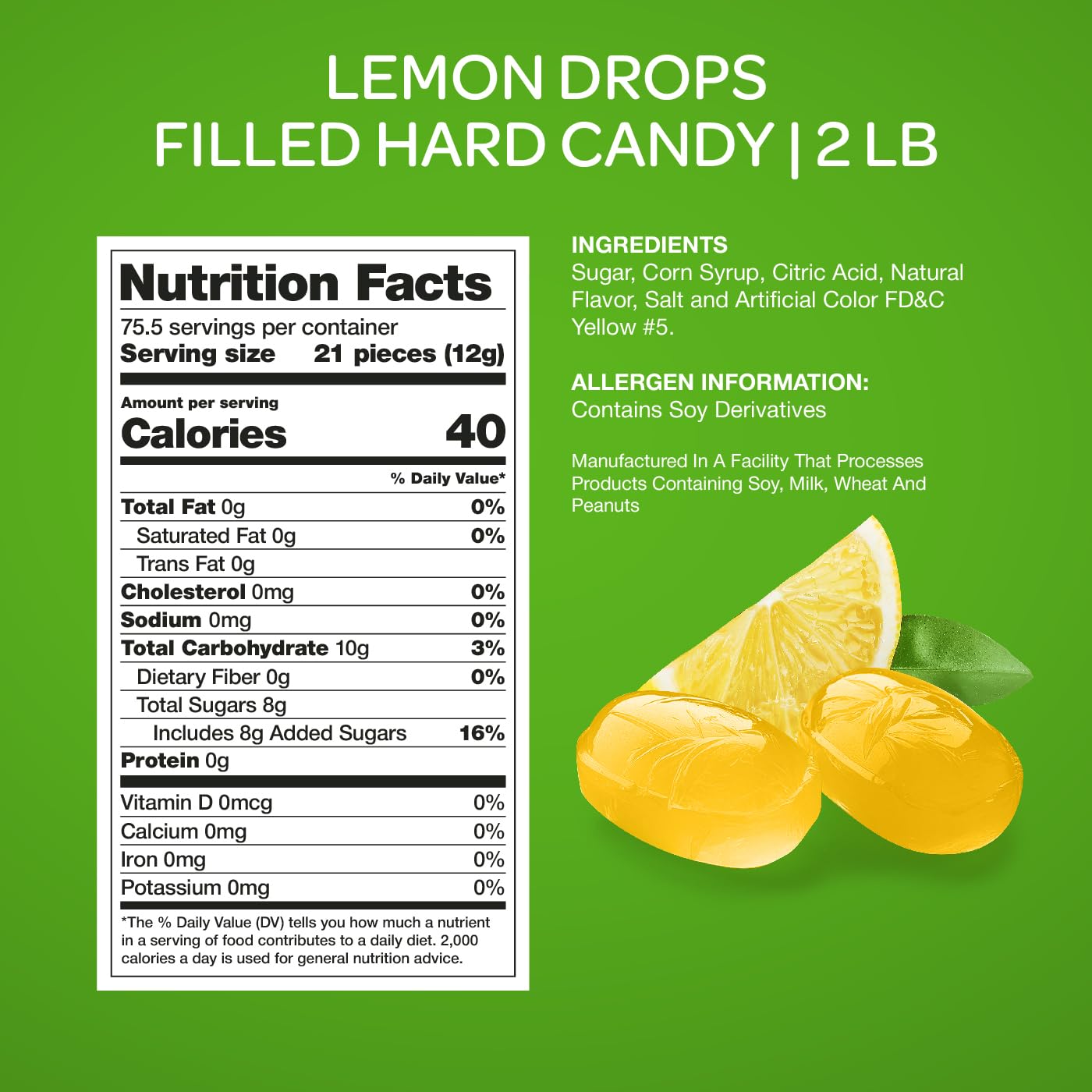 How Many Calories Are in a Lemon Drop Candy? Find Out Now!