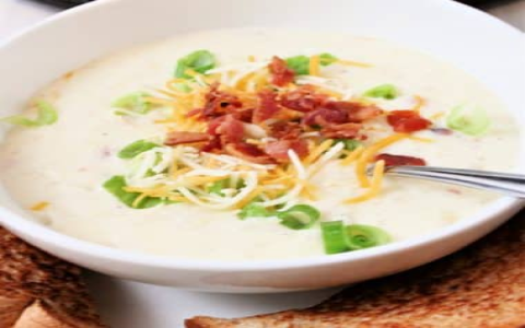 How to Make Potato Soup in a Slow Cooker (Cream Cheese Makes this Recipe Extra Rich)