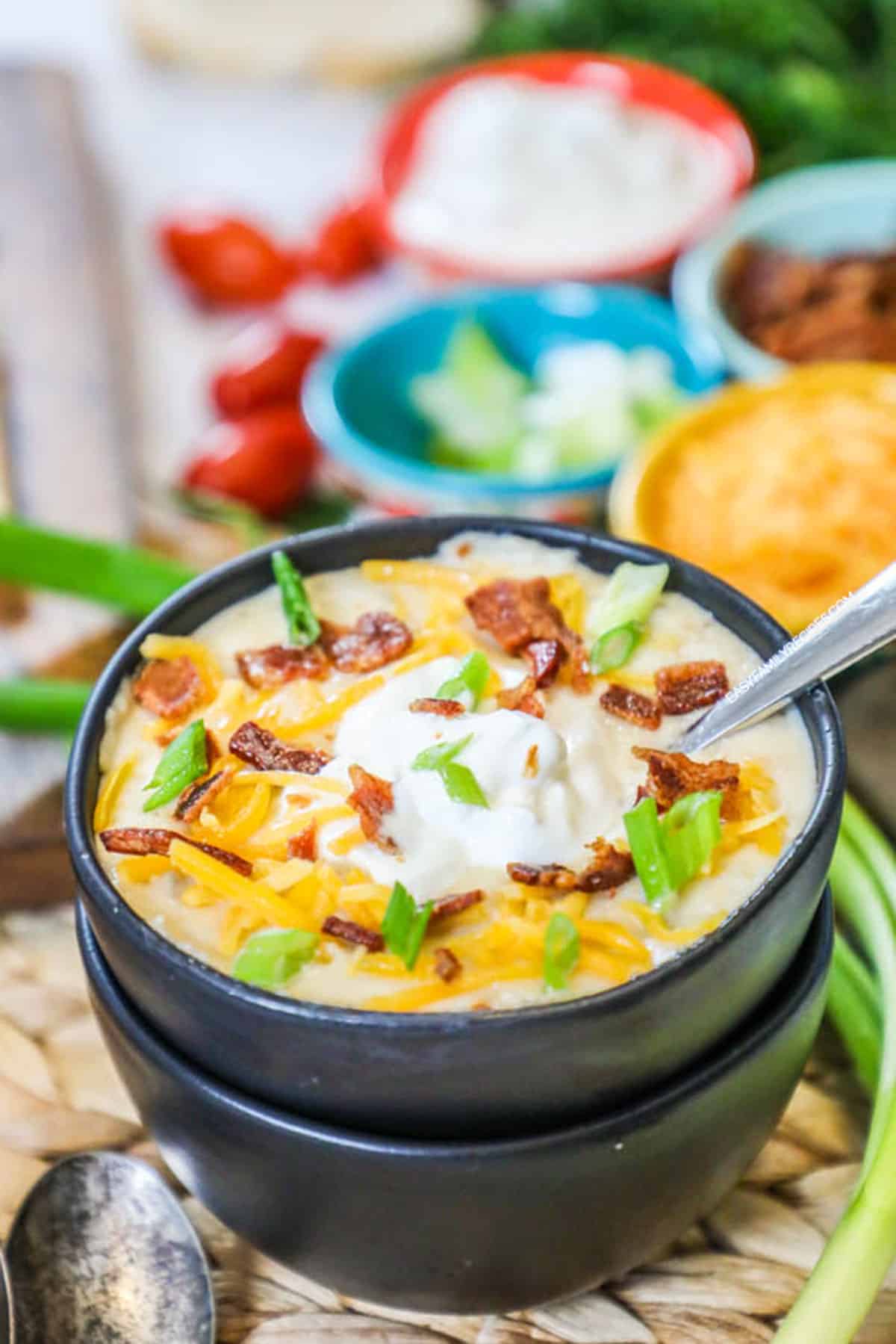 How to Make Potato Soup in a Slow Cooker (Cream Cheese Makes this Recipe Extra Rich)