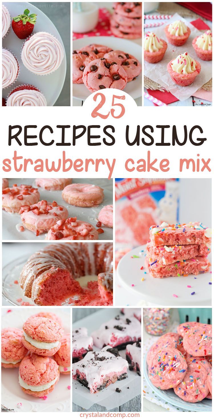Creative Uses for Strawberry Cake Mix | What To Do With A Strawberry Cake Mix