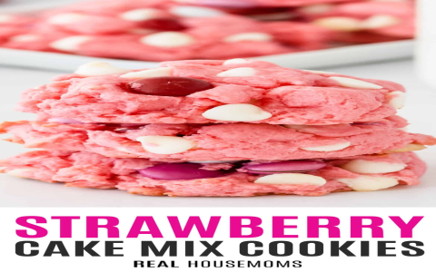 Easy Strawberry Cake Mix Cookies: Make Yummy Treats in No Time!