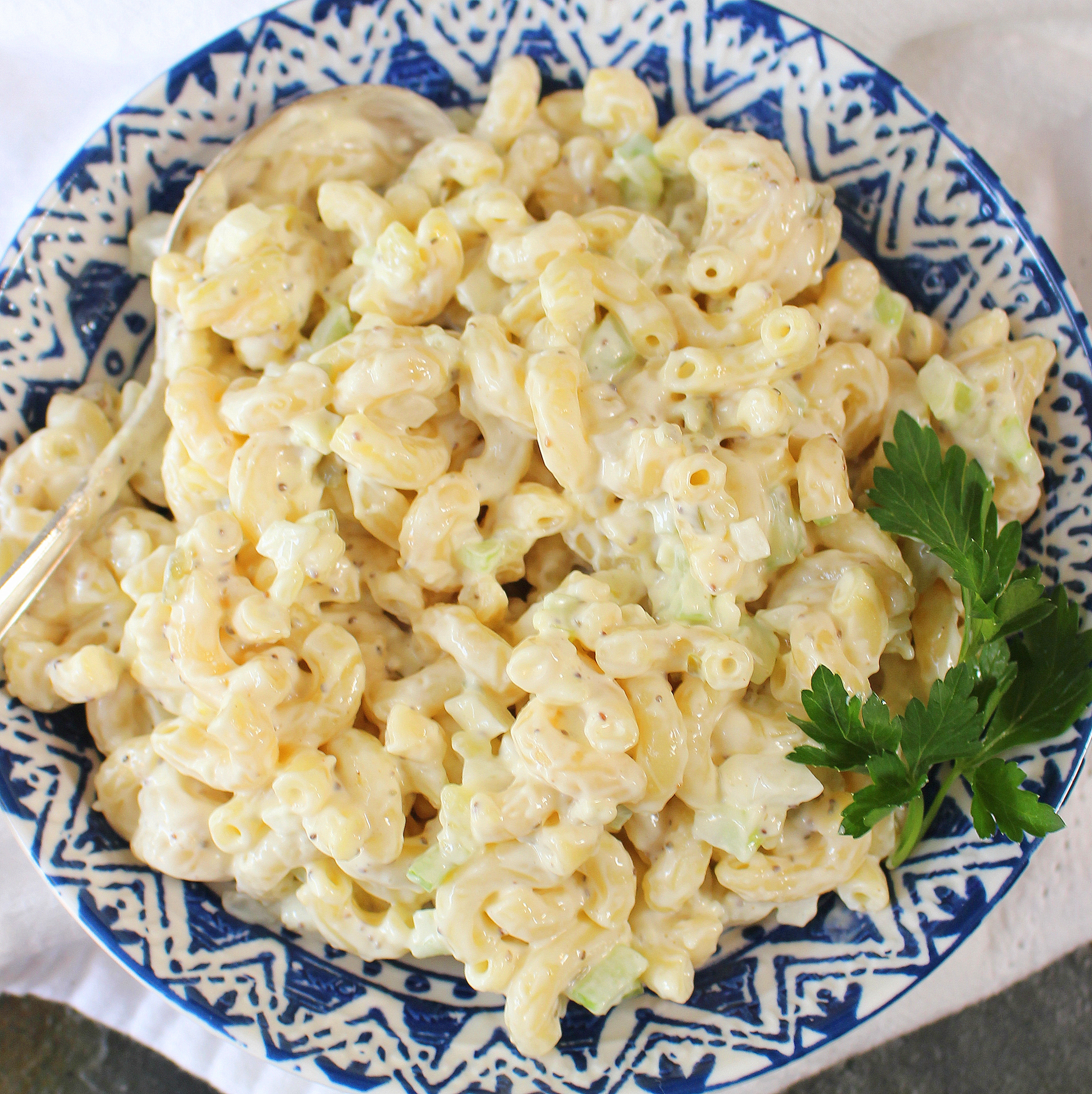 Creamy Macaroni Salad Using Marzetti Slaw Dressing (Your Family Will Love This Classic Recipe)