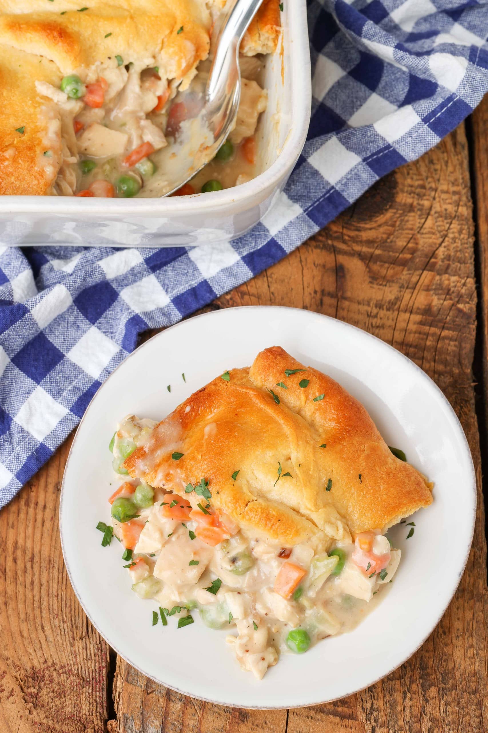 Homemade Chicken Pot Pie with Crescent Rolls, This Simple Recipe Is a Dinner Winner Every Time