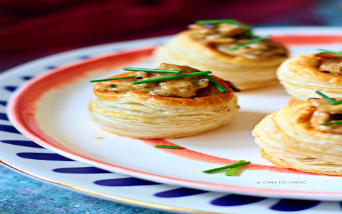 Delicious Puff Pastry Case With Creamy Savory Filling, Everyone Will Love It!