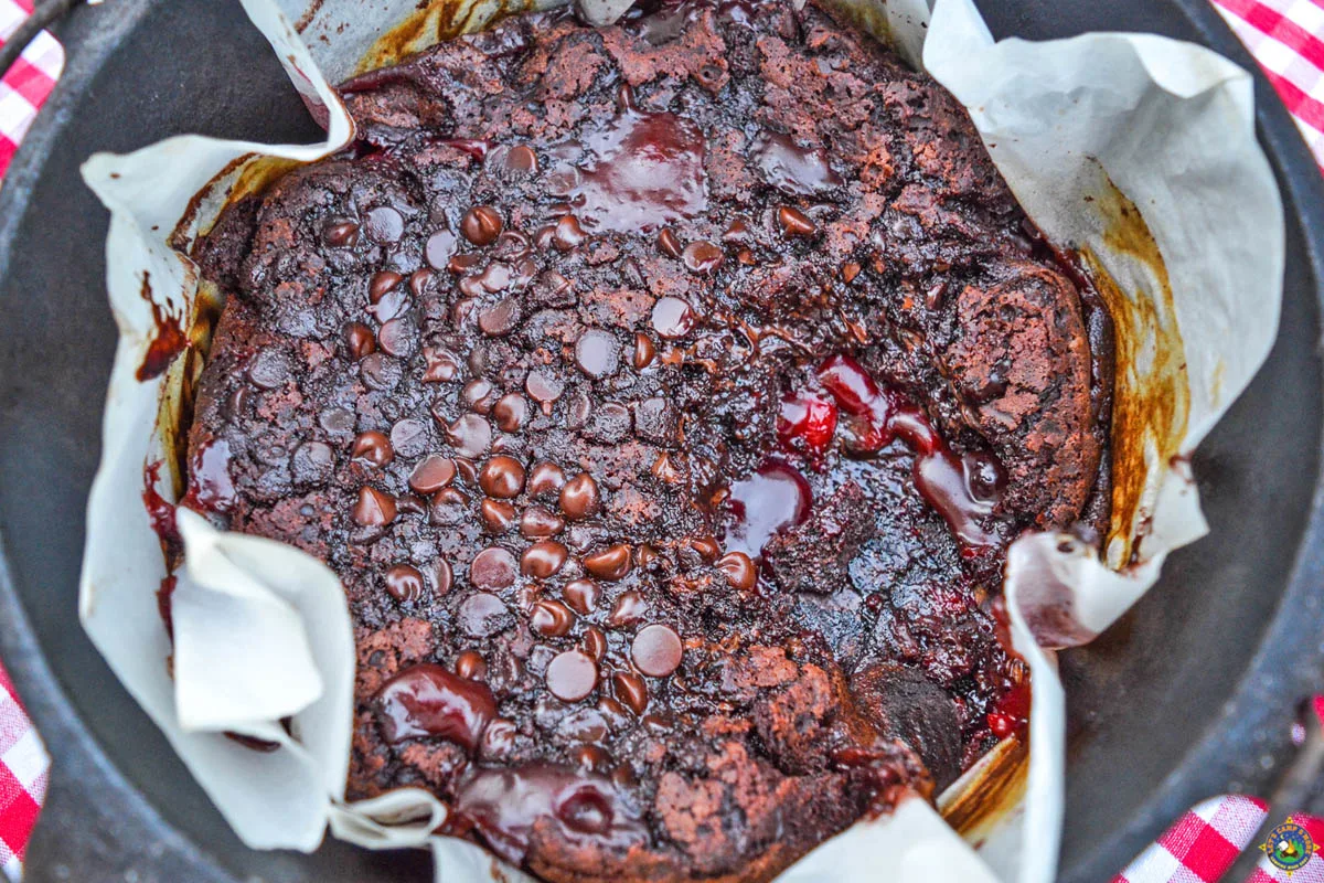 Chocolate Cherry Dump Cake Dutch Oven Recipe: So Simple!