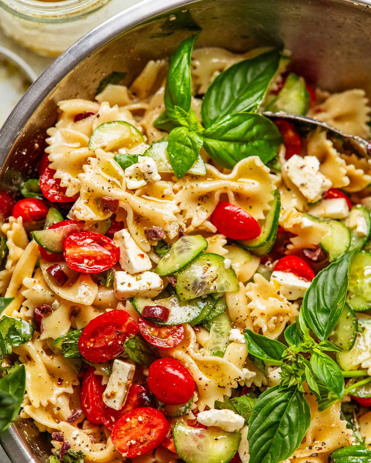 Looking for a Refreshing Pasta Salad? Heres How to Make It with Apple Cider Vinegar Dressing!