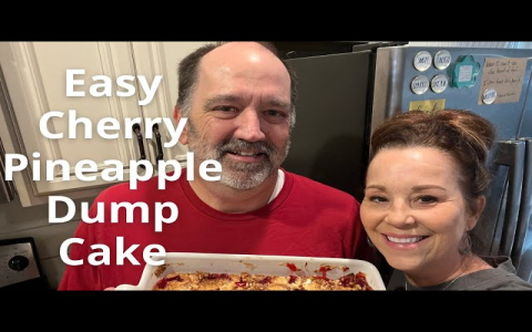 How to make cherry pineapple dump cake with brown sugar, a beginners guide to baking this delicious dessert at home