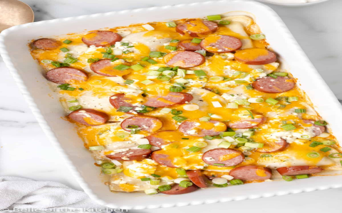Crockpot Pierogi Casserole With Kielbasa Recipe: Easy Slow Cooker Dinner! Learn How To Cook Pierogi Casserole With Kielbasa Recipe In Crockpot!