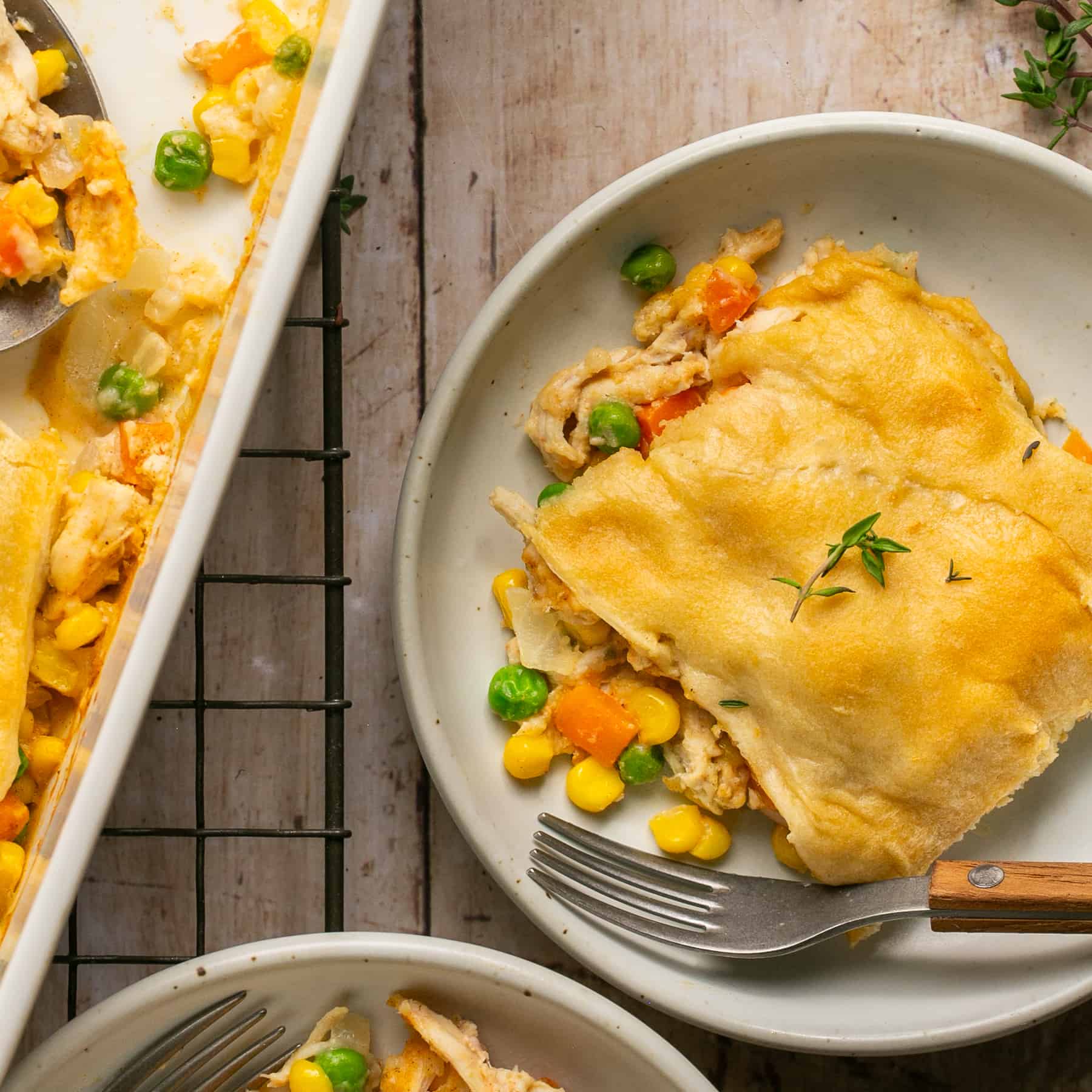 Delicious Chicken Pot Pie Using Crescent Rolls (This Simple Recipe Is a Family Favorite)
