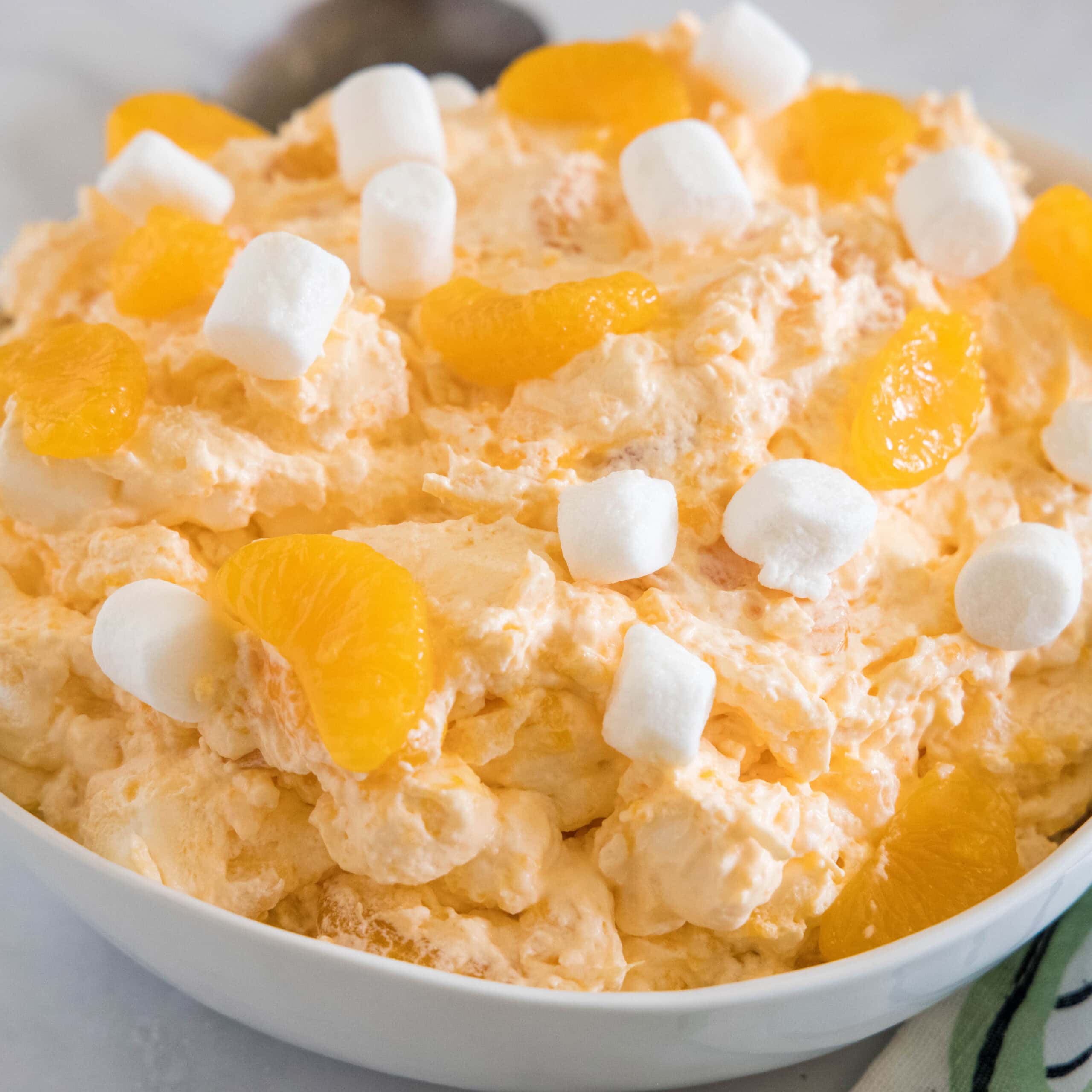 Simple Orange Fluff Recipe with Crushed Pineapple: The Perfect No-Bake Dessert You Must Try!