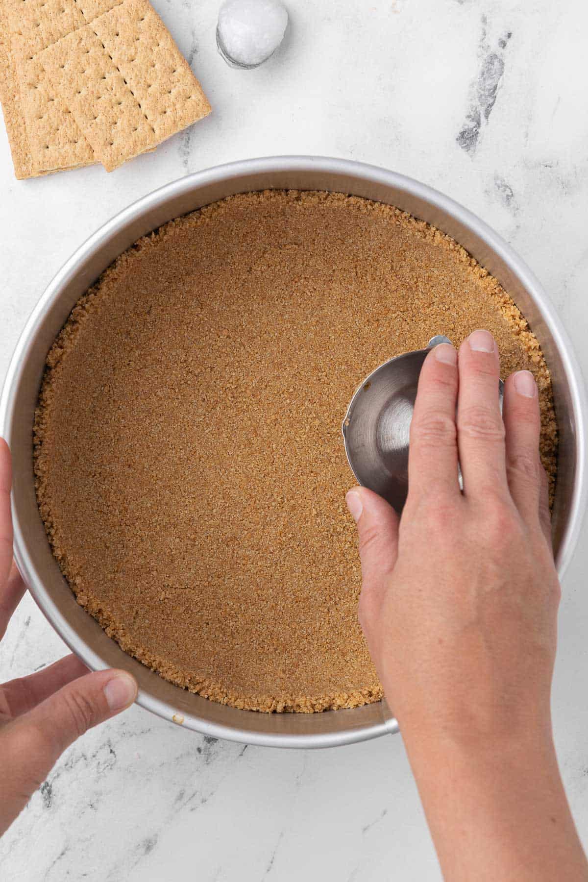 Make Graham Cracker Crust With Coconut Oil! A Healthier Baking Hack For Pies