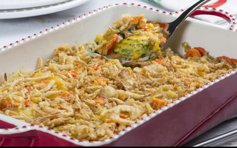 Carrot Casserole with Cream of Celery Soup: Simple Comfort Food.