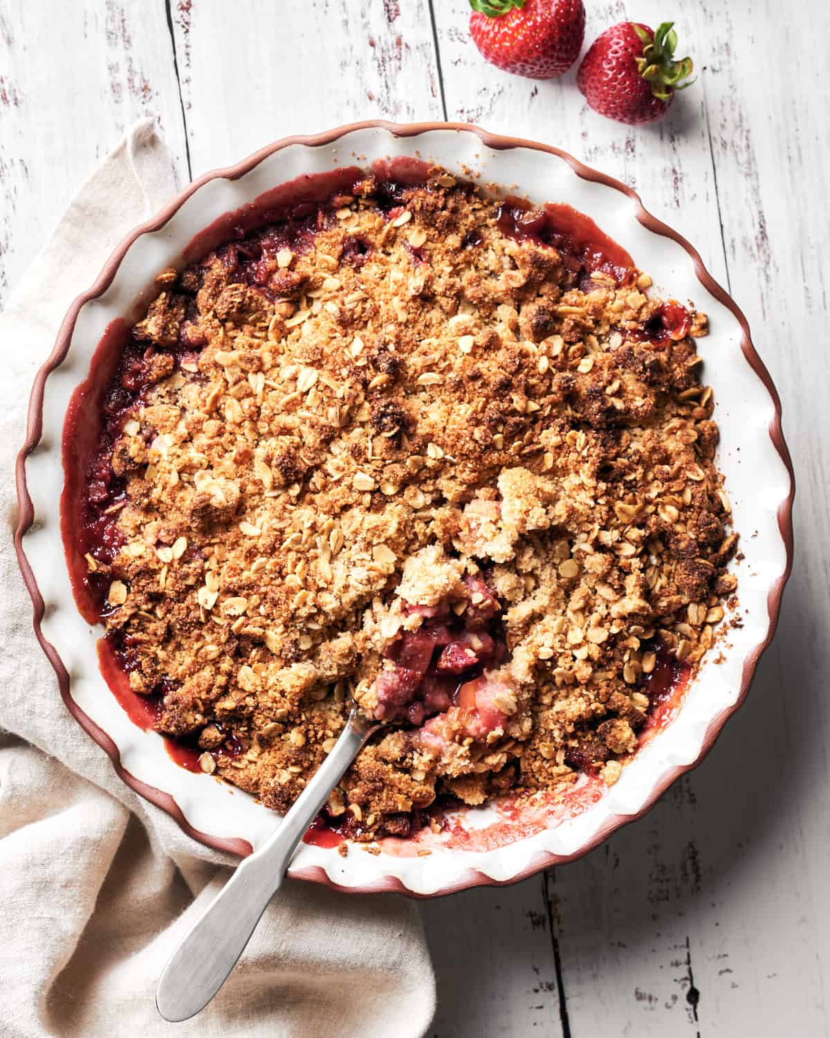 Make a Rhubarb Strawberry Crisp Gluten Free: Simple Steps!