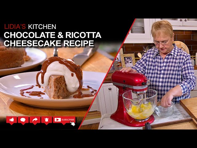 Chocolate Ricotta Brick Cake (No Bake): Lidias Classic Dessert.
