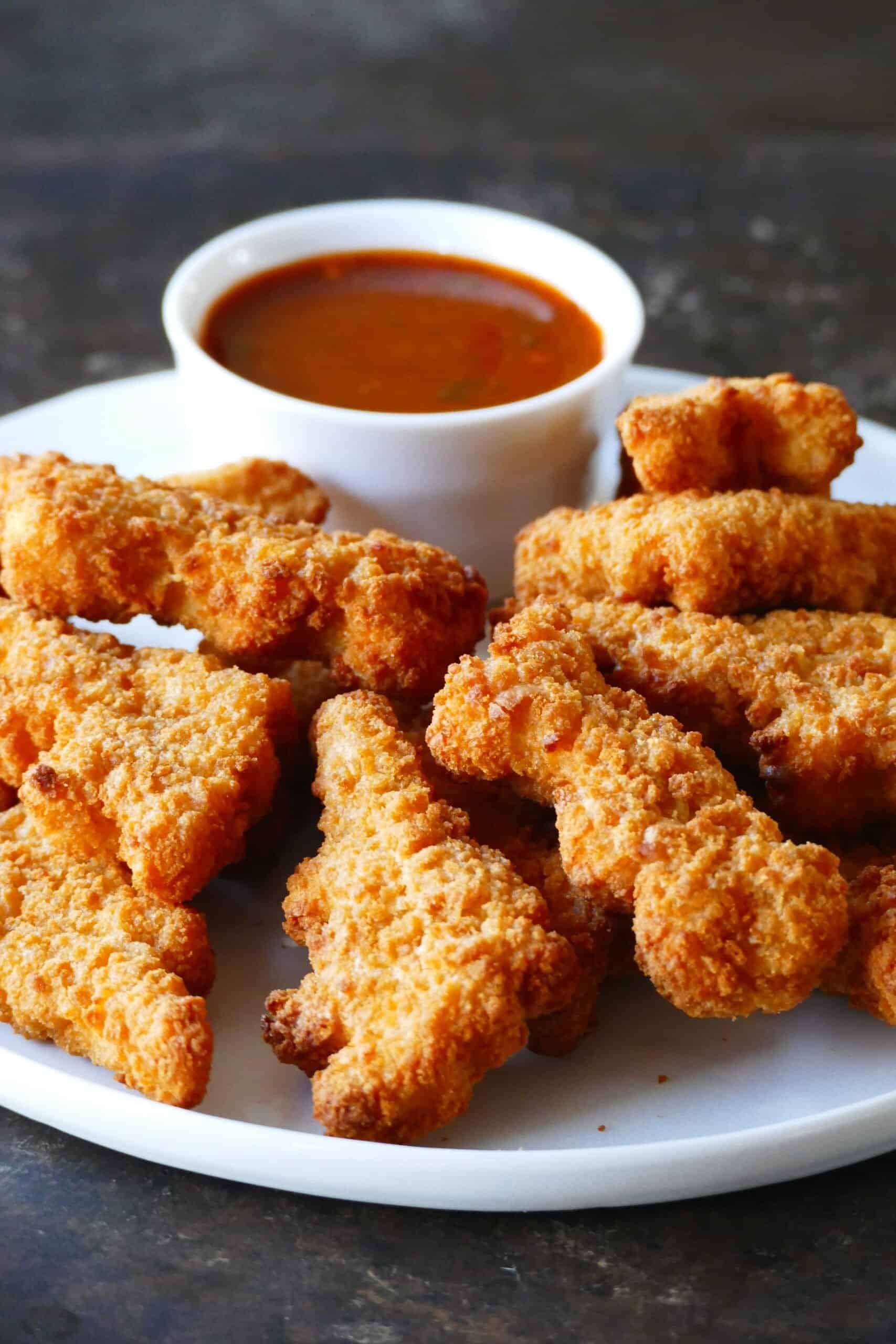 How to cook tyson dinosaur chicken nuggets with a air fryer?