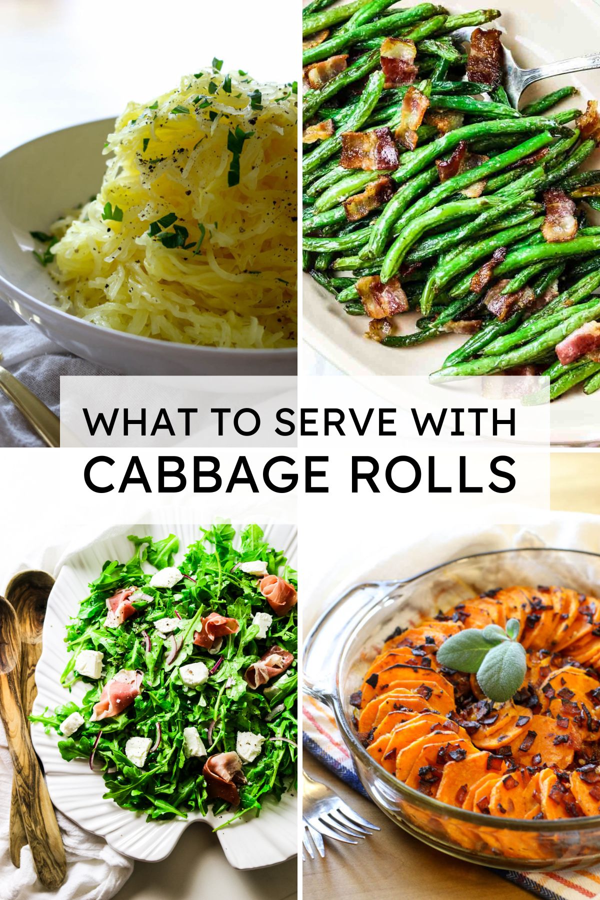What goes with cabbage rolls perfectly? Delicious and quick recipes.