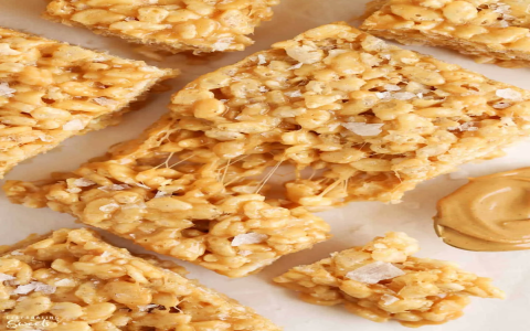 Yummy! Rice Crispy White Chocolate Peanut Butter Squares: A Perfect Snack