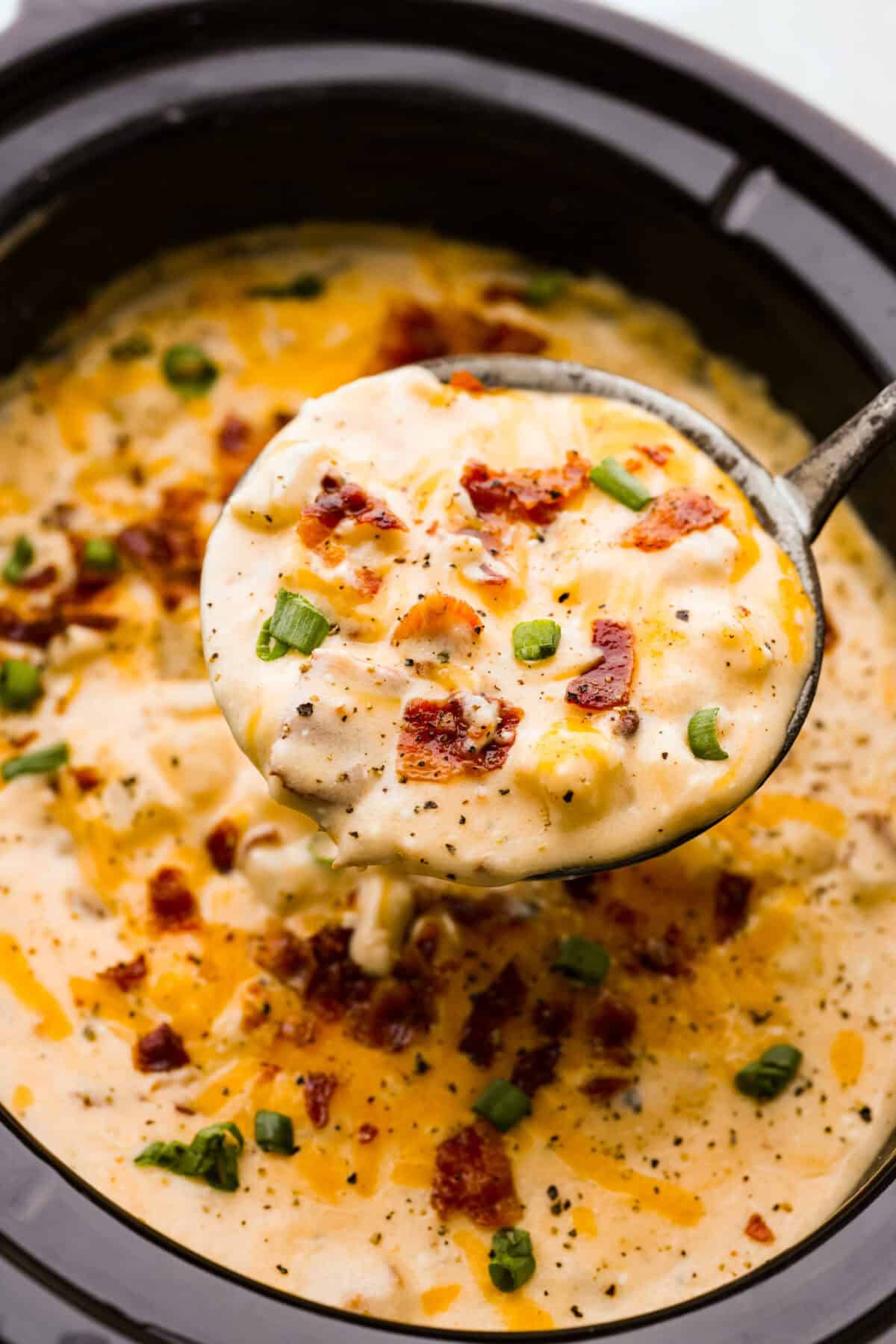 Make Ahead Potato Soup: Cream Cheese & Crock-Pot Perfection.