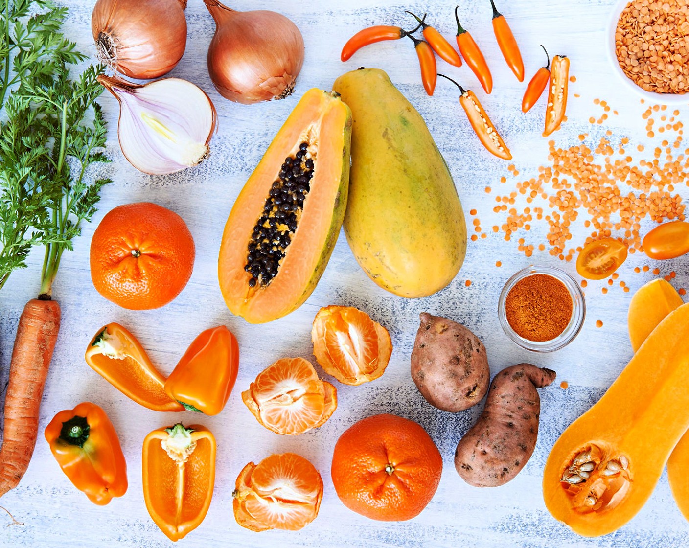 Find Orange Colour Fruits and Vegetables? Yummy and Healthy Choices!