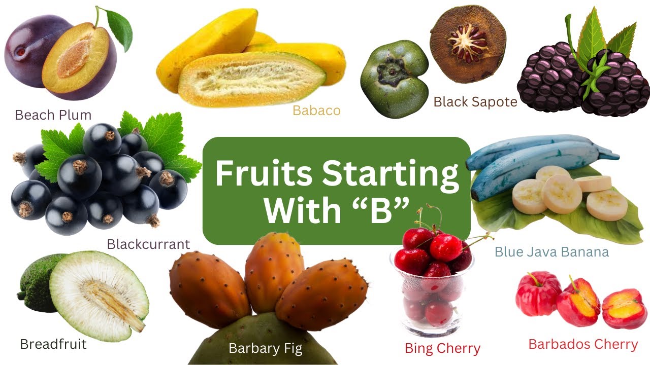 Fruits That Start With B: Banana and Beyond (Tasty Choices!)