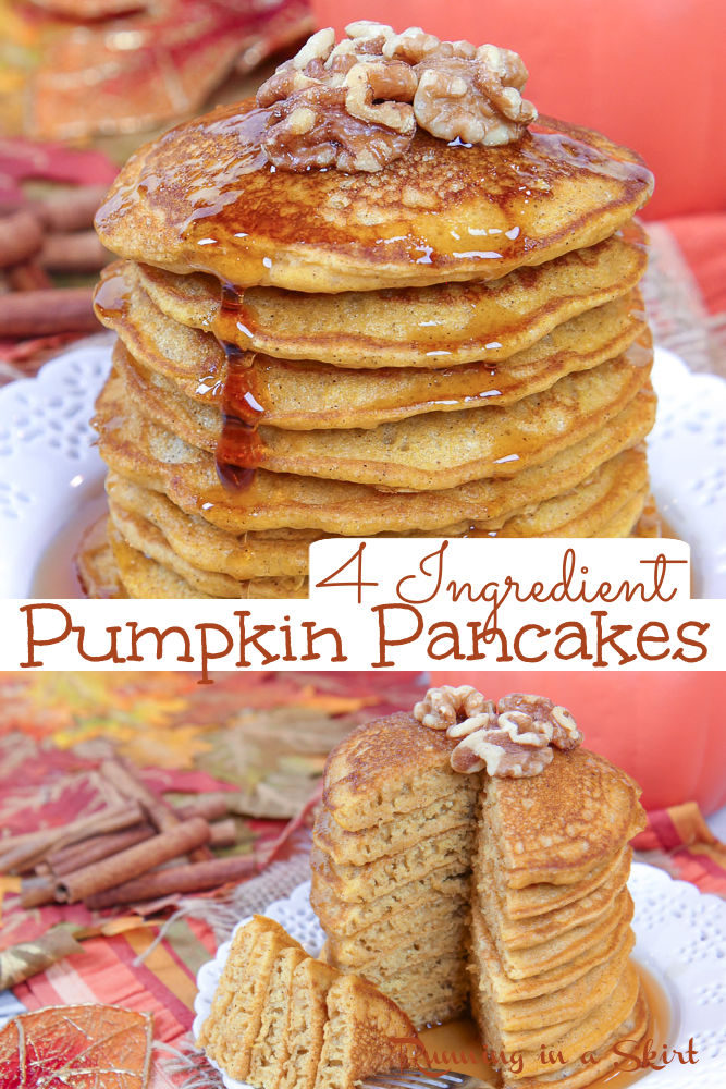Can you add canned pumpkin to pancake mix? Yes, and its delicious!