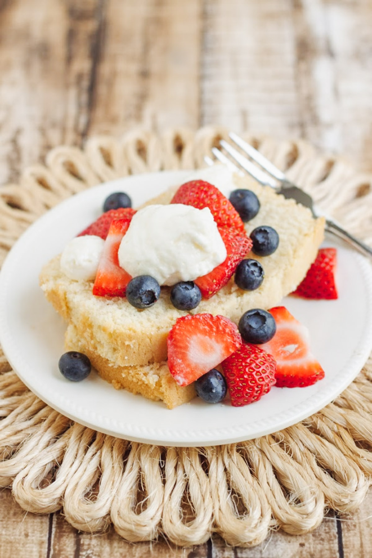 Homemade Pound Cake with Berries and Whipped Cream-A Classic Dessert