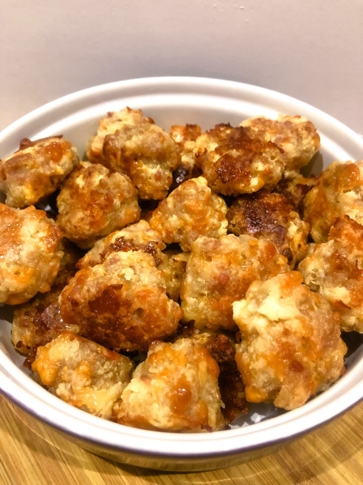 Make Air Fryer Sausage Balls with Cream Cheese: simple cooking.