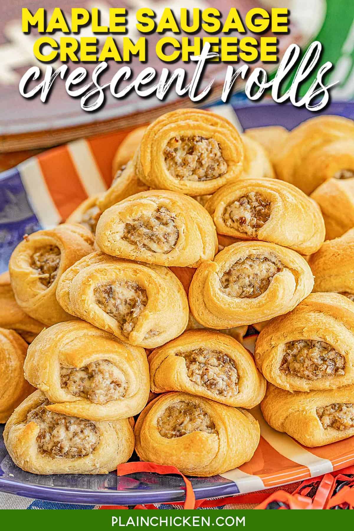 Make Maple Sausage Cream Cheese Crescent Rolls:Simple Ingredients