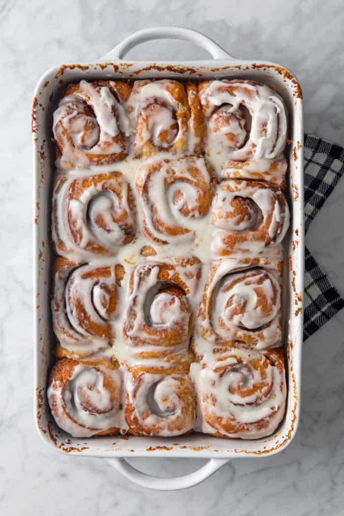 Heavy Whipping Cream Makes Rhodes Caramel Rolls Amazing.